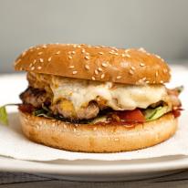 Sajtos hamburger