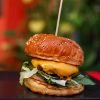 Sajtos hamburger