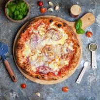 Pancetta pizza