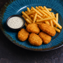 08.11-08.16. főétel: Ropogós csirke nuggets