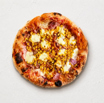 4. Prosciutto e mais pizza