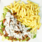 Gyros tányéron