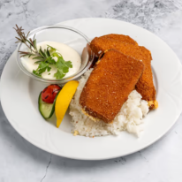 Vegyes rántott sajttrió