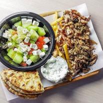 Mega gyros tál
