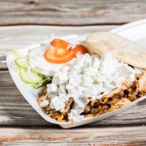 Gyros tál feta sajttal