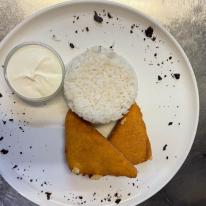 Rántott camembert sajt