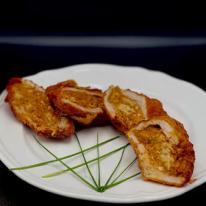 Rántott sertéskaraj velővel töltve