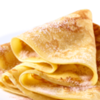 Baracklekváros palacsinta - Peach jam pancake