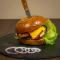 Baconös hamburger