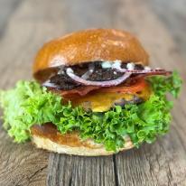 Sajtos hamburger 