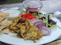 Gyros tál csak salátával