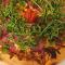 Crudo con rukkola pizza