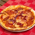 Húsfaló pizza