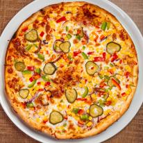 Rainbow pizza