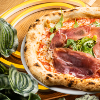 Prosciutto di Parma pizza