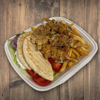 Csirkés souvlaki