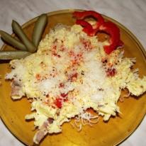 Sajtos tojásrántotta