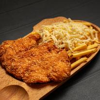 Szezámmagos bundás csirkemell