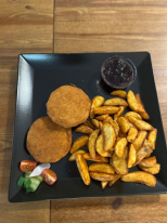 Rántott camembert sajt Rántott camembert sajt