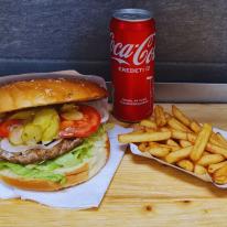    Szimpla menü hamburgerrel