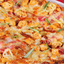 Húsimádó pizza