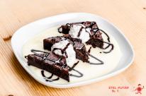 Brownie vaníliaöntettel