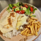 Gombás gyros tál