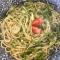 Aglio olio tészta