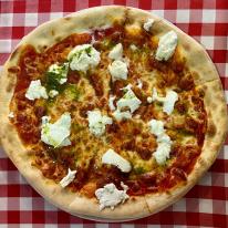 Margherita bufala pizza