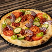 Tatár beefsteak nápolyi pizza