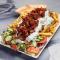 Baconos gyros tál
