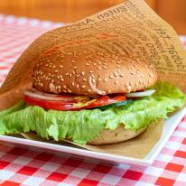 Sajtos hamburger