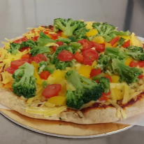 Gluténmentes vegetáriánus pizza