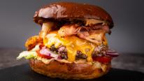 Érlelt marha burger