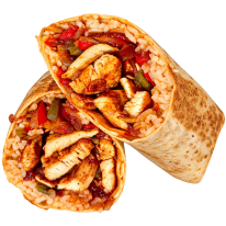 Csirke fajitas burrito