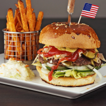 Old School burger