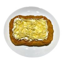Sajtos-tejfölös lángos