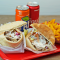 Páros menü gyros-szal