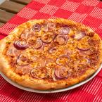 Baconos pizza