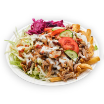 Nagy gyros tál