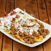 Gyros tál sajttal