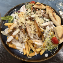 Házi gyros tál