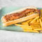 Sajtos-baconos hot-dog