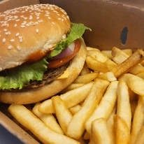 Sajtos hamburger
