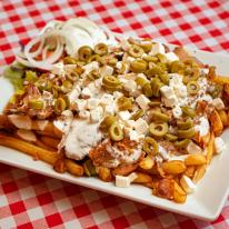 Görög normál gyros tál