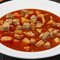 Gulyásleves - Goulash soup