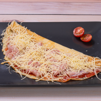 Pizzás-sonkás sós palacsinta