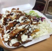 Nagy gyros tál
